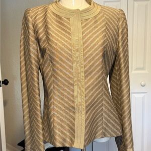 Armani Collezioni Beige and olive Blazer